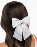Paparazzi BOW Together - Green Hair Clip