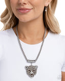 Paparazzi Leopard Luminescence - Brown Necklace