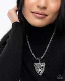 Paparazzi Leopard Luminescence - Black Necklace