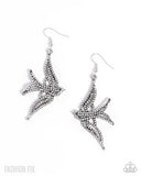Paparazzi Show Me The World - Silver Earring