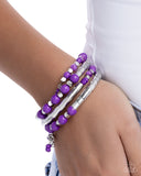 Paparazzi The Rite of Color - Purple Bracelet