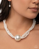 Paparazzi Polished Professional - White Necklace
