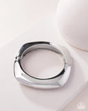 Paparazzi Rounded Reflection - Silver Bracelet