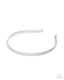 Paparazzi Braided Behavior - Silver Headband