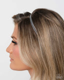 Paparazzi Braided Behavior - Silver Headband