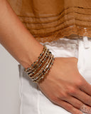 Paparazzi Timeless Tango - Gold Bracelet