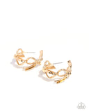 Paparazzi Coquette Catwalk - Gold Earring