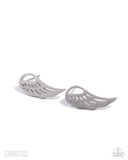 Paparazzi Angelic Advance - Silver Earring