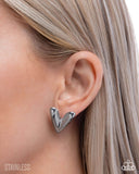 Paparazzi Reflective Romance - Silver Earring