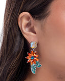 Paparazzi Momentous Majesty - Orange Earring