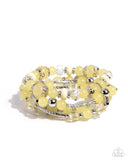 Paparazzi Endearing Ease - Yellow Bracelet
