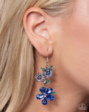 Paparazzi Breathtaking Bloom - Blue Earring