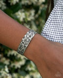 Paparazzi Abundantly Antiqued - Silver Bracelet