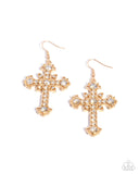 Paparazzi Heavenly Hosts - Gold Earring