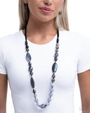 Paparazzi Entrancing Ease - Black Necklace