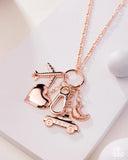 Paparazzi  World Tour - Rose Gold Necklace