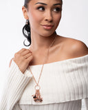 Paparazzi  World Tour - Rose Gold Necklace