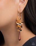 Paparazzi Planetary Polish - Brown Earring