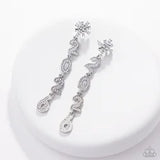 Paparazzi Ring In The Shimmer - White Earring