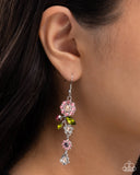 Paparazzi Better Bouquet - Pink Earring