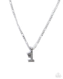 Paparazzi Team Number - Silver Necklace
