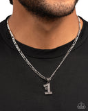 Paparazzi Team Number - Silver Necklace