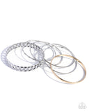 Paparazzi Bangle Brilliance - Silver Bracelet