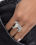 Paparazzi Adorably Arctic - Silver Ring