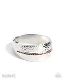 Paparazzi Spontaneous Surety - Red Bracelet