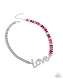 Paparazzi Lovely Contrast - Multi Necklace