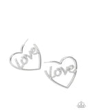 Paparazzi Lovely Cadence - White Earring