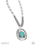 Paparazzi Valiant Voyage - Blue Necklace