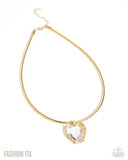 Paparazzi Faceted Finery - Gold Necklace