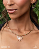 Paparazzi Faceted Finery - Gold Necklace