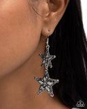 Paparazzi Glittery Galaxy - Silver Earring