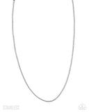 Paparazzi Luminescent Leverage - Silver Necklace