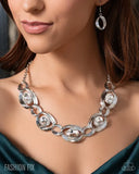 Paparazzi Ambitious Ambiance - White Necklace