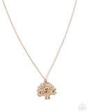 Paparazzi Turkey Theme - Gold Necklace