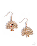 Paparazzi Turkey Triumph - Gold Earring