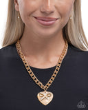 Paparazzi Coquette Cameo - Yellow Necklace