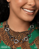 Paparazzi Defiant Dazzle - Black Necklace