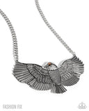 Paparazzi Proud as an Eagles Scream - Silver Necklace