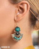 Paparazzi Expecting Adventure - Green Earring