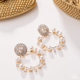 Paparazzi Wistfully Waltzing - Gold Earring