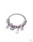 Paparazzi Cascading Cupid - Pink Bracelet