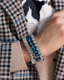 Paparazzi Timeless Tangibility - Blue Bracelet