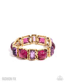 Paparazzi Retro Radical - Purple Bracelet