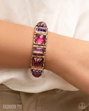 Paparazzi Retro Radical - Purple Bracelet