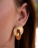 Paparazzi Perceptive Prize - Gold Earring