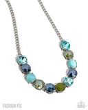 Paparazzi Cool, Clam, And Couture - Green Necklace